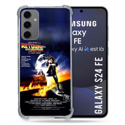 Coque Renforcée Pour Samsung Galaxy S24 FE Retour Vers Le Futur Affiche