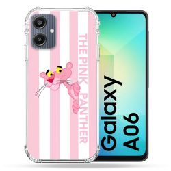 Coque Renforcée Pour Samsung Galaxy A06 Panthere Rose