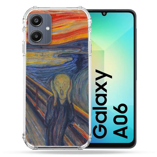 Coque Renforcée Pour Samsung Galaxy A06 Peinture Le Cri