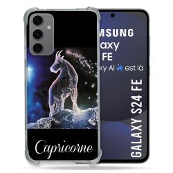 Coque Renforcée Pour Samsung Galaxy S24 FE Signe Zodiaque 2 Capricorne