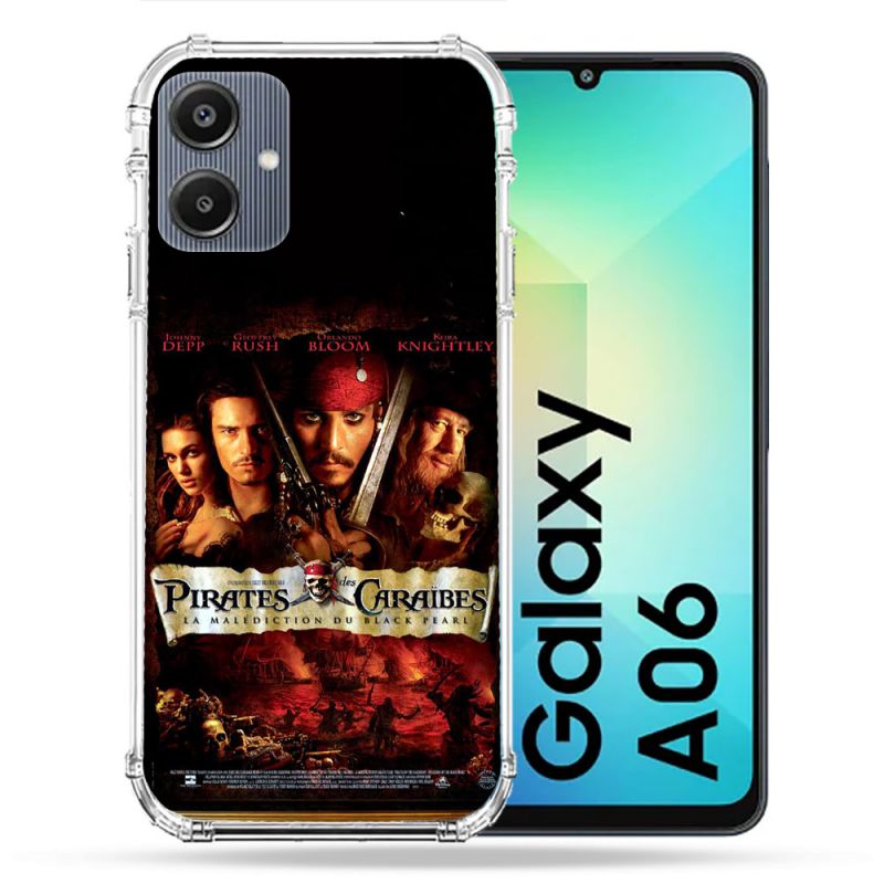 Coque Renforcée Pour Samsung Galaxy A06 Pirate Des Caraibes
