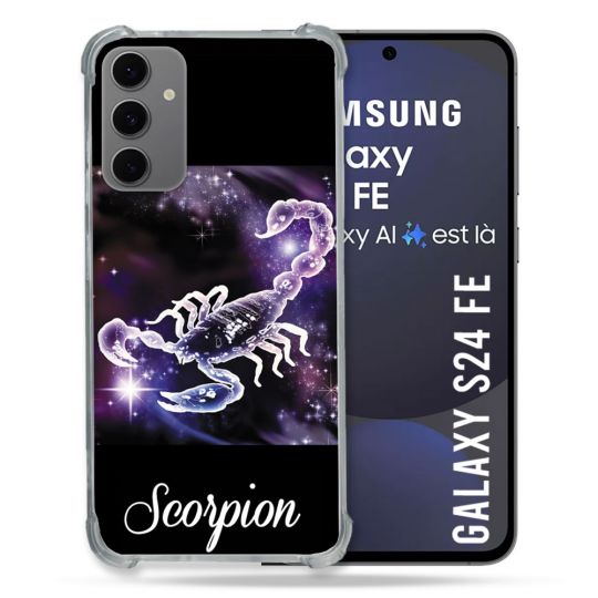 Coque Renforcée Pour Samsung Galaxy S24 FE Signe Zodiaque 2 Scorpion