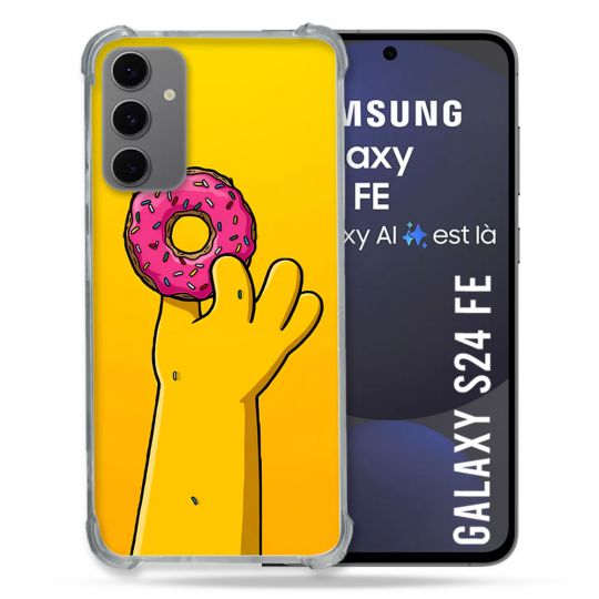 Coque Renforcée Pour Samsung Galaxy S24 FE Simpson Donuts