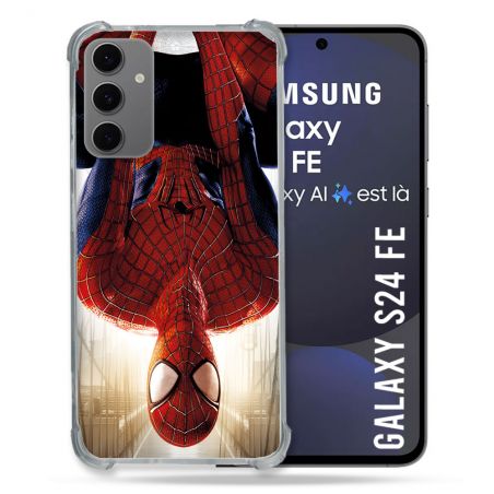 Coque Renforcée Pour Samsung Galaxy S24 FE Spiderman Invers