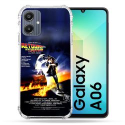 Coque Renforcée Pour Samsung Galaxy A06 Retour Vers Le Futur Affiche