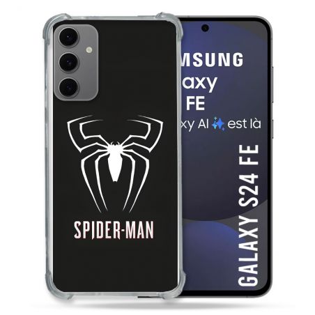 Coque Renforcée Pour Samsung Galaxy S24 FE Spiderman Logo