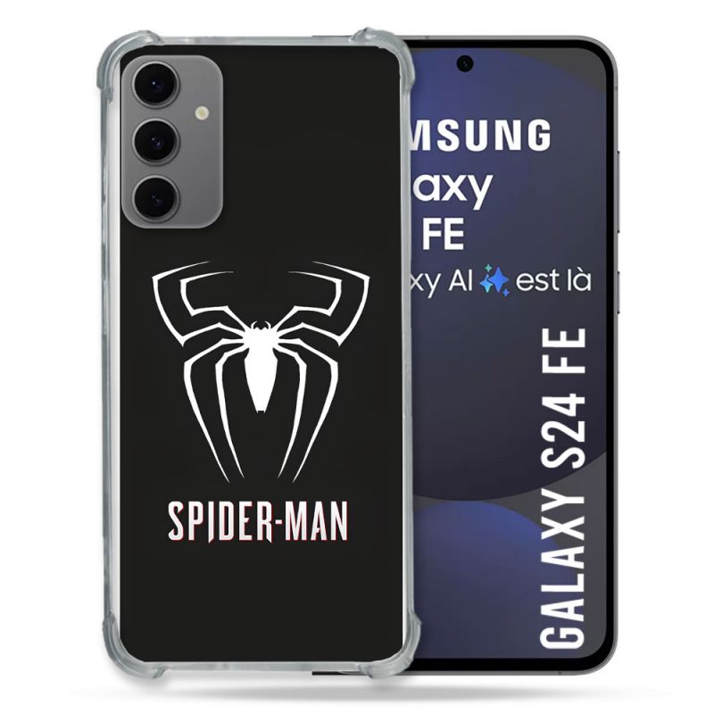 Coque Renforcée Pour Samsung Galaxy S24 FE Spiderman Logo