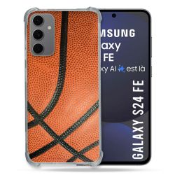 Coque Renforcée Pour Samsung Galaxy S24 FE Sport Ballon Basket