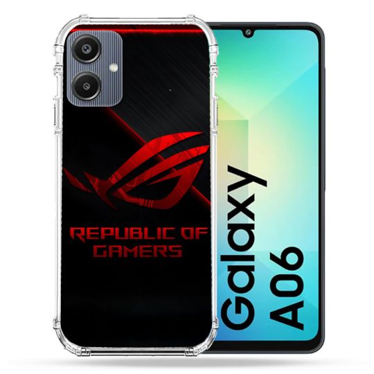 Coque Renforcée Pour Samsung Galaxy A06 ROG Rouge