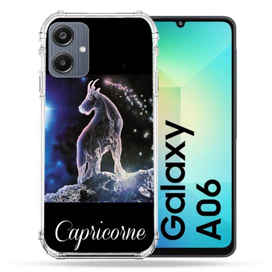 Coque Renforcée Pour Samsung Galaxy A06 Signe Zodiaque 2 Capricorne