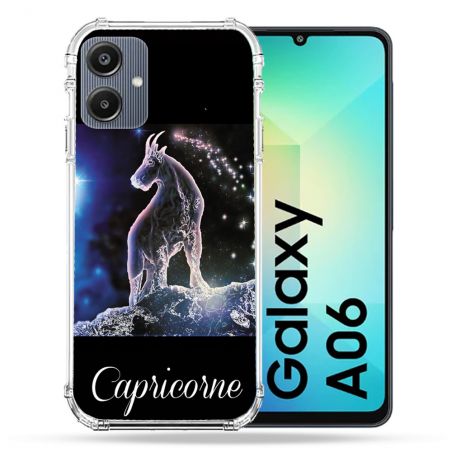 Coque Renforcée Pour Samsung Galaxy A06 Signe Zodiaque 2 Capricorne