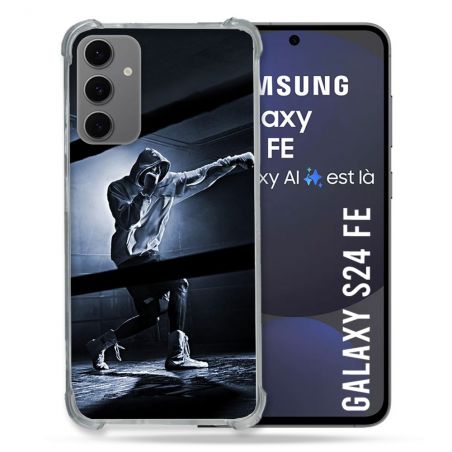 Coque Renforcée Pour Samsung Galaxy S24 FE Sport Boxe Poing