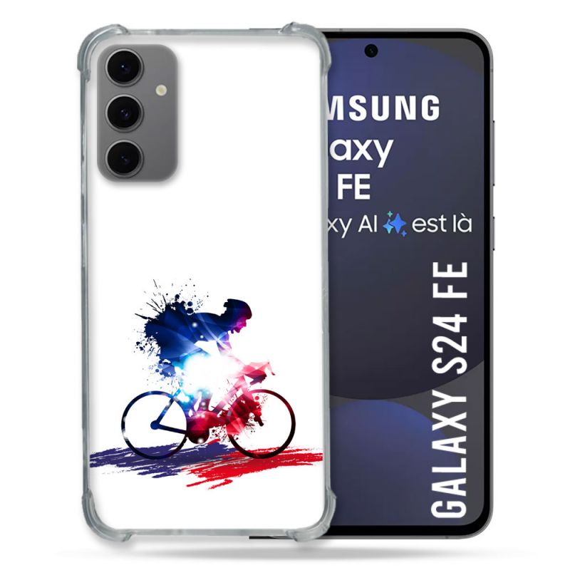 Coque Renforcée Pour Samsung Galaxy S24 FE Sport Cyclisme France