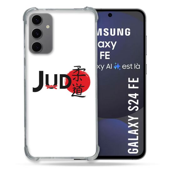 Coque Renforcée Pour Samsung Galaxy S24 FE Sport Judo Logo