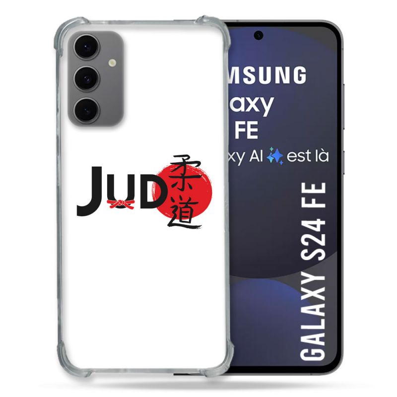 Coque Renforcée Pour Samsung Galaxy S24 FE Sport Judo Logo