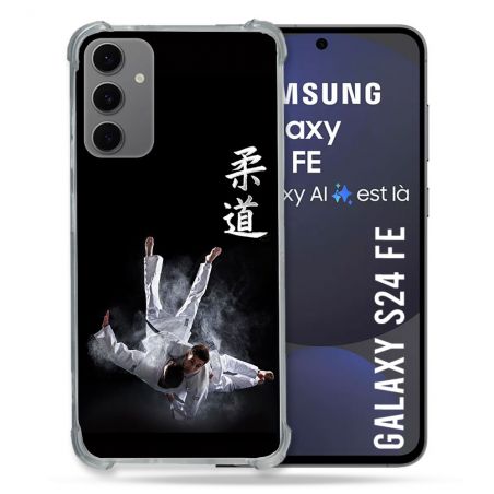 Coque Renforcée Pour Samsung Galaxy S24 FE Sport Judo Noir