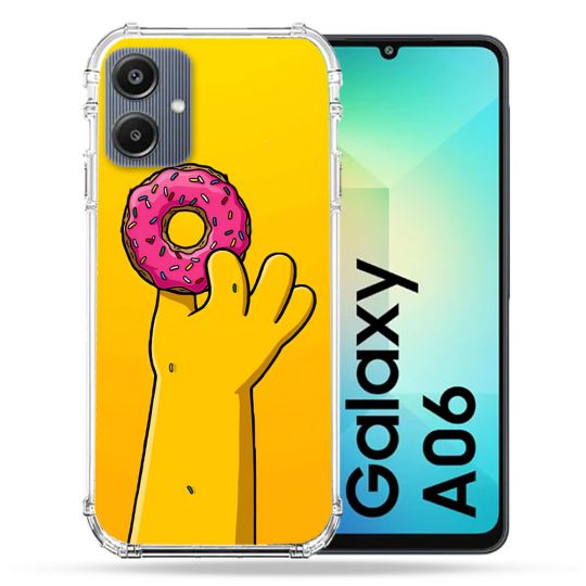Coque Renforcée Pour Samsung Galaxy A06 Simpson Donuts
