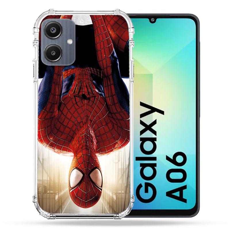 Coque Renforcée Pour Samsung Galaxy A06 Spiderman Invers
