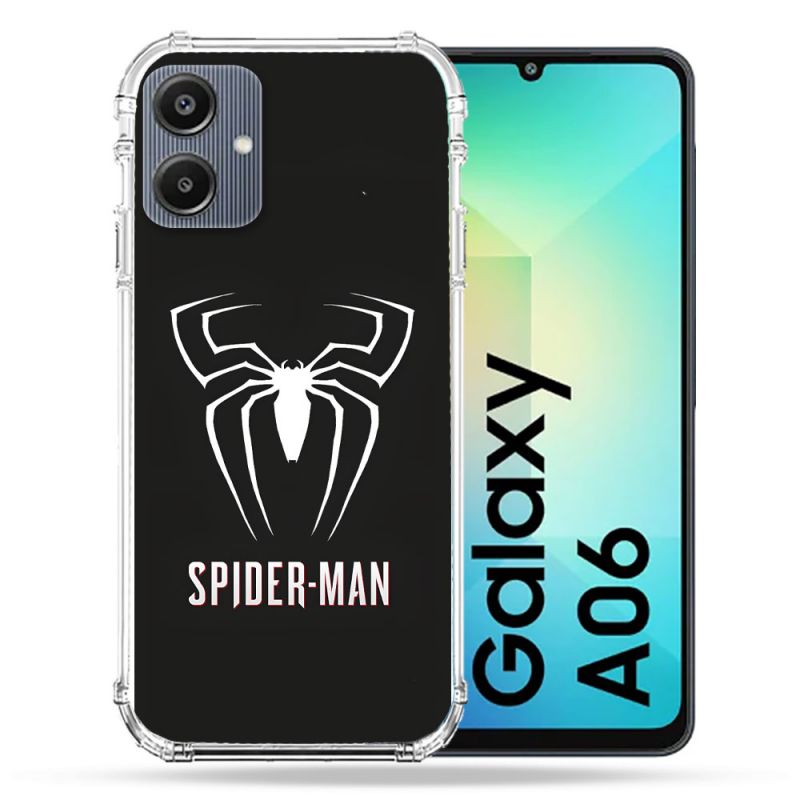 Coque Renforcée Pour Samsung Galaxy A06 Spiderman Logo