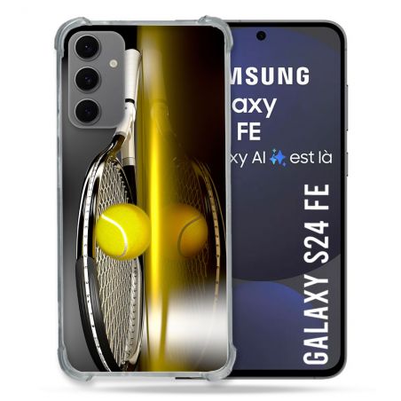 Coque Renforcée Pour Samsung Galaxy S24 FE Sport Tennis Reflet