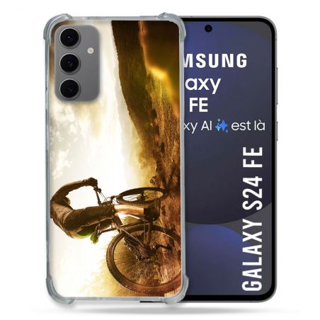 Coque Renforcée Pour Samsung Galaxy S24 FE Sport VTT Soleil
