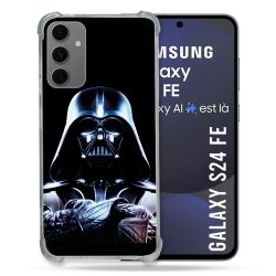Coque Renforcée Pour Samsung Galaxy S24 FE Star Wars - Dark Vador Noir