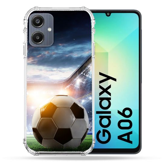Coque Renforcée Pour Samsung Galaxy A06 Sport Football Stade