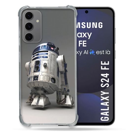 Coque Renforcée Pour Samsung Galaxy S24 FE Star Wars - R2D2