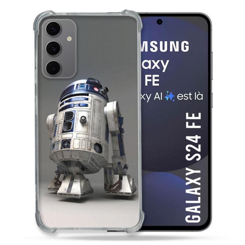 Coque Renforcée Pour Samsung Galaxy S24 FE Star Wars - R2D2