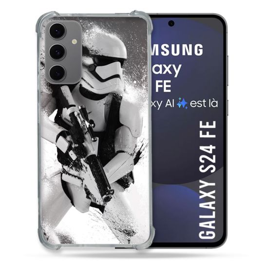 Coque Renforcée Pour Samsung Galaxy S24 FE Star Wars - Trooper