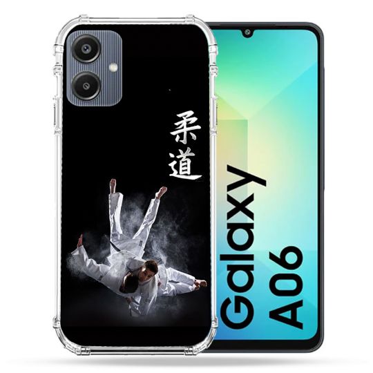 Coque Renforcée Pour Samsung Galaxy A06 Sport Judo Noir