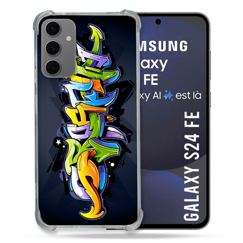 Coque Renforcée Pour Samsung Galaxy S24 FE Street Art Graffiti