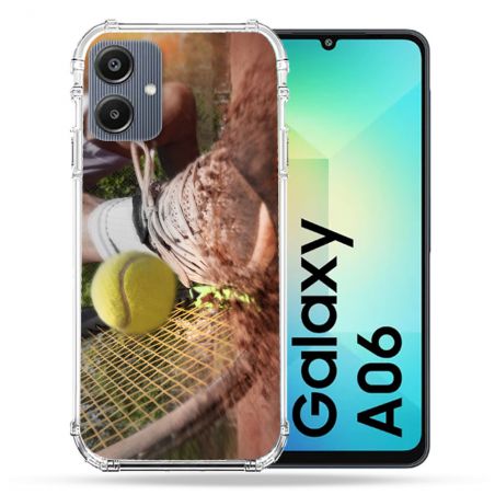 Coque Renforcée Pour Samsung Galaxy A06 Sport Tennis Glissade