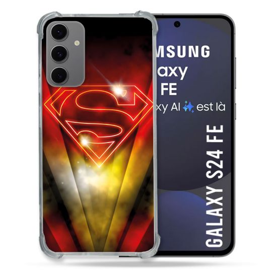 Coque Renforcée Pour Samsung Galaxy S24 FE Superman Logo