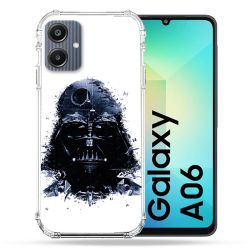 Coque Renforcée Pour Samsung Galaxy A06 Star Wars - Dark Vador Blanc