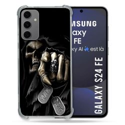Coque Renforcée Pour Samsung Galaxy S24 FE Tete de Mort Your Next