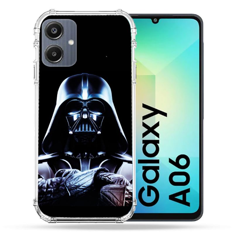 Coque Renforcée Pour Samsung Galaxy A06 Star Wars - Dark Vador Noir