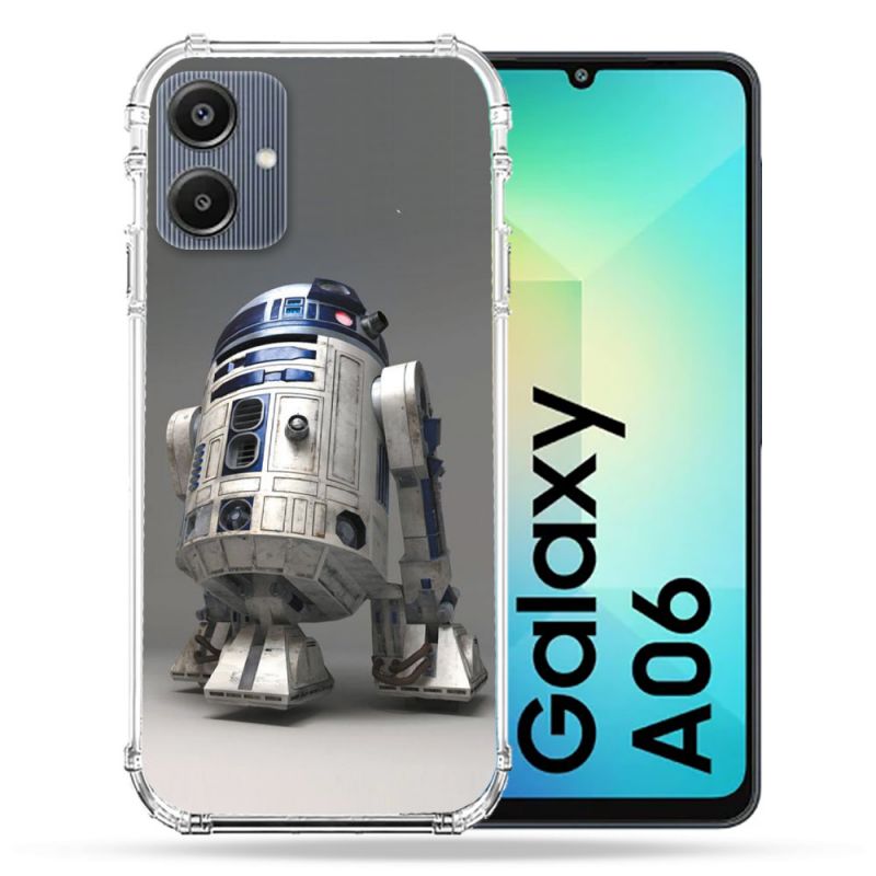 Coque Renforcée Pour Samsung Galaxy A06 Star Wars - R2D2