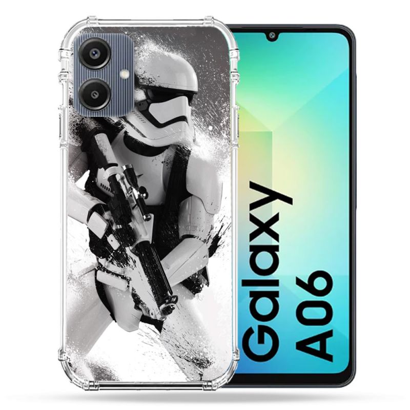 Coque Renforcée Pour Samsung Galaxy A06 Star Wars - Trooper