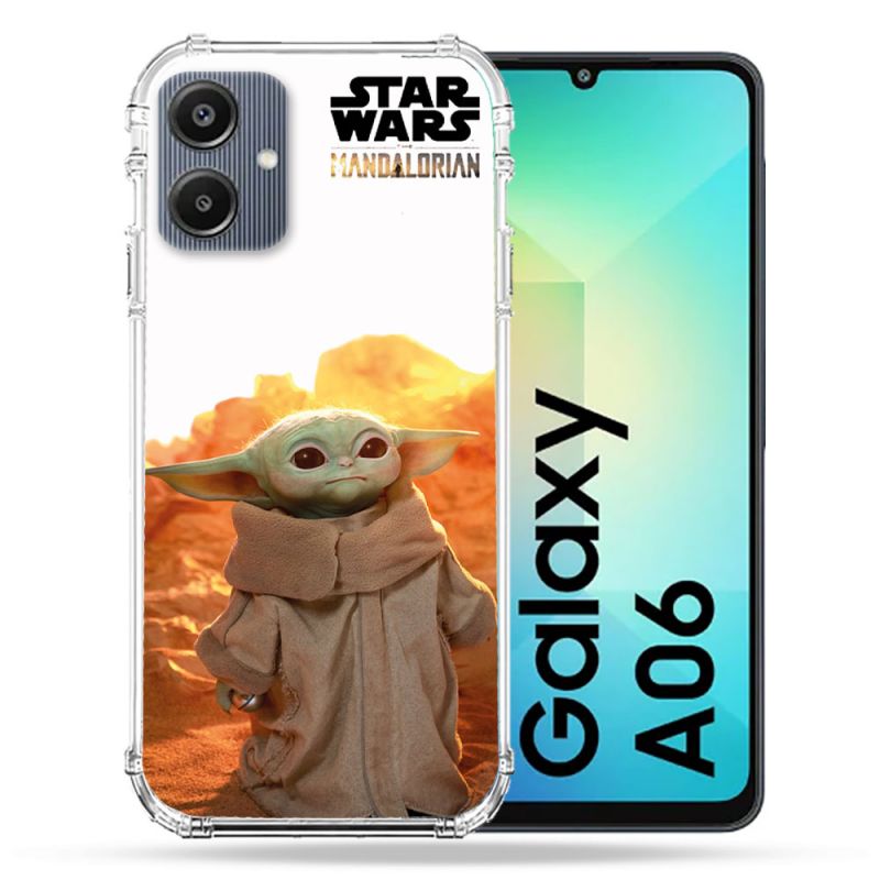 Coque Renforcée Pour Samsung Galaxy A06 Star Wars - Yoda bebe soleil
