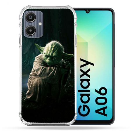 Coque Renforcée Pour Samsung Galaxy A06 Star Wars - Yoda sombre