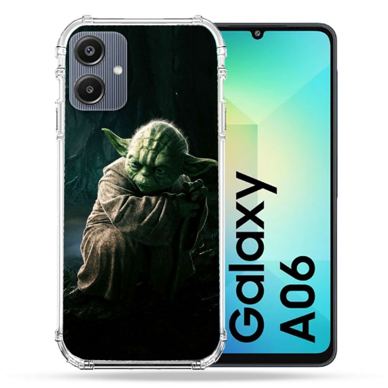 Coque Renforcée Pour Samsung Galaxy A06 Star Wars - Yoda sombre