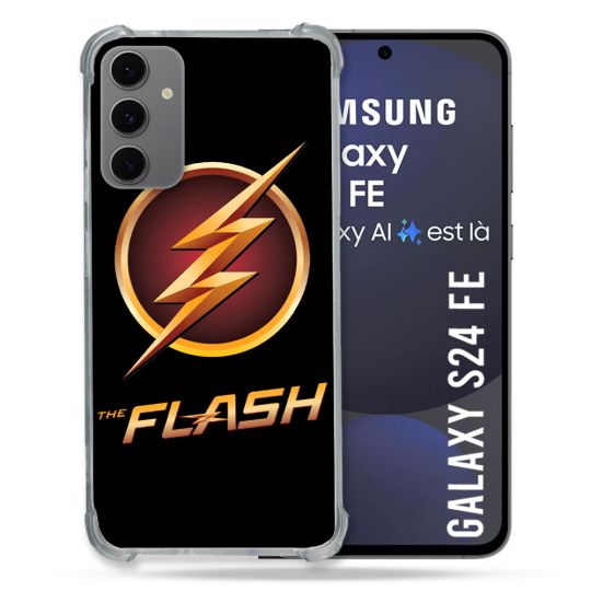 Coque Renforcée Pour Samsung Galaxy S24 FE The Flash Logo