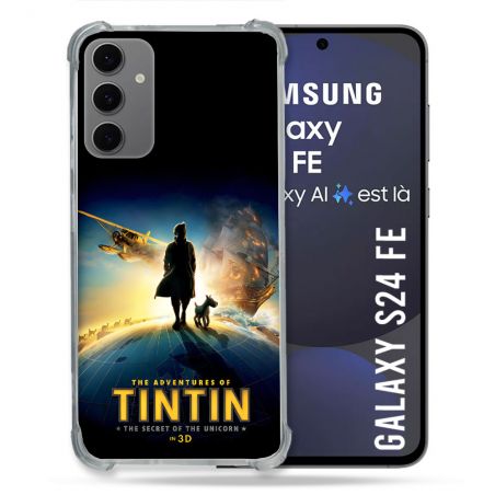 Coque Renforcée Pour Samsung Galaxy S24 FE Tintin Affiche