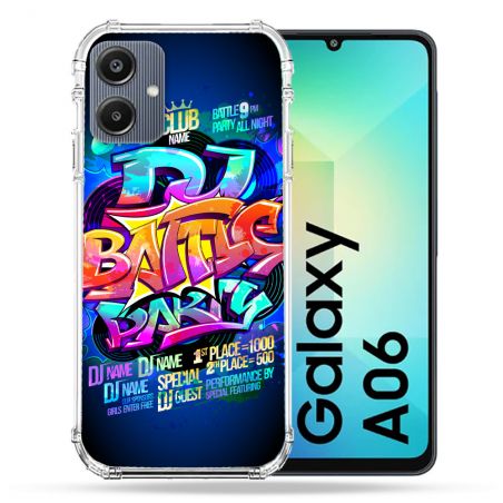 Coque Renforcée Pour Samsung Galaxy A06 Street Art Rap