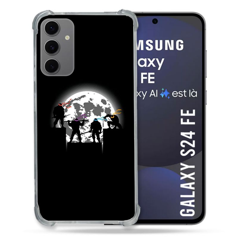 Coque Renforcée Pour Samsung Galaxy S24 FE Tortue Ninja Ombre