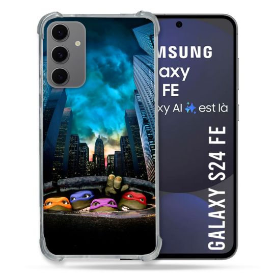 Coque Renforcée Pour Samsung Galaxy S24 FE Tortue Ninja Ville