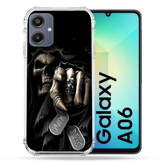 Coque Renforcée Pour Samsung Galaxy A06 Tete de Mort Your Next
