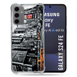 Coque Renforcée Pour Samsung Galaxy S24 FE Voyage Amerique USA New York Taxi