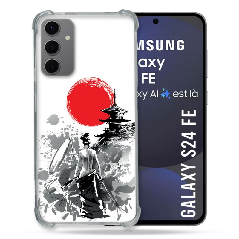 Coque Renforcée Pour Samsung Galaxy S24 FE Voyage Japon Femme